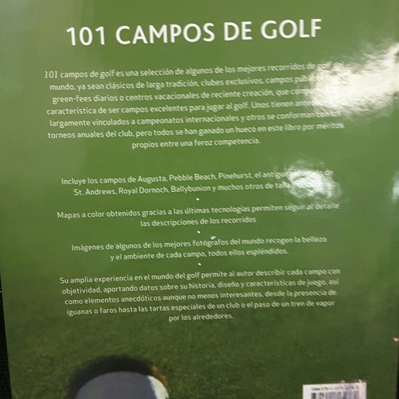 101 CAMPOS DE GOLF HARDBACK BOOK (Spanish) - Picture 2 of 4